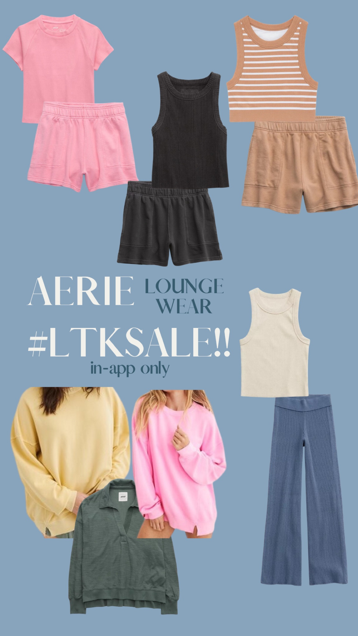 Aerie’s lounge wear is ALWAYS my go to! It’s affordable and great quality! 


#LTKSeasonal #LTKSale #LTKsalealert