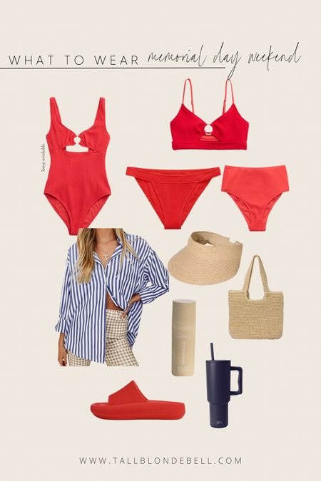 What to wear for Memorial Day weekend! 

#LTKSwim #LTKStyleTip #LTKSeasonal