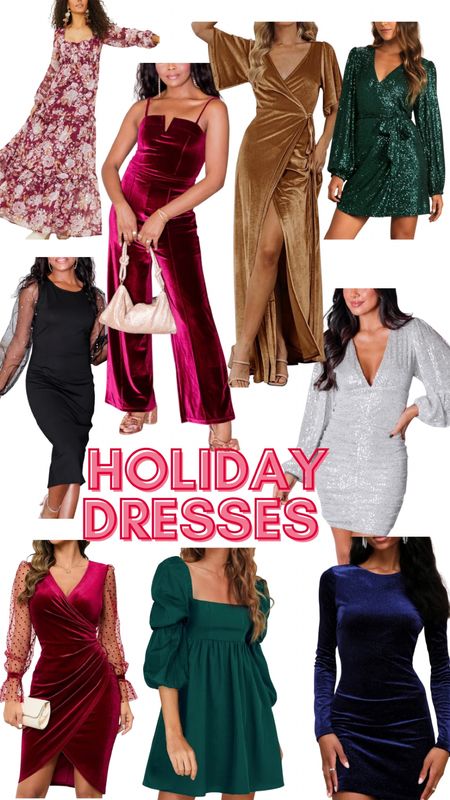 Holiday Dress and the cutest holiday jumpsuit! // holiday dress// holiday jumpsuit// sequin dress// sparkly dress// maxi holiday dress// 

#LTKstyletip #LTKfindsunder100 #LTKHoliday
