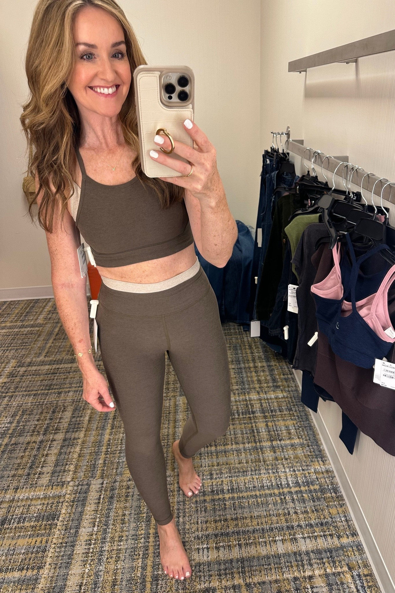 Tried on the cutest workout set on sale at Nordstrom!

#LTKootd #LTKSaleAlert #LTKActive