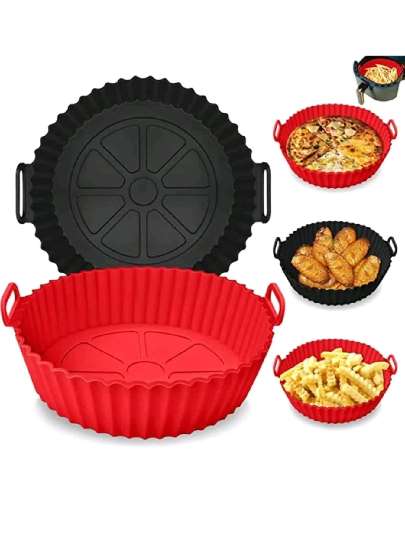 $0.95      
    $2.90
   
  -67%
       Trends1pc Air Fryer Mat, Foldable And Reusable Silicone B... | SHEIN