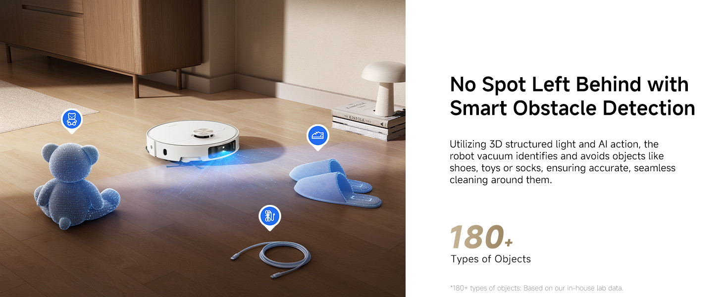 DREAME L50 Ultra Robot Vacuum and Mop White, 19,500Pa Suction, with Auto-Empty and Mop Self-Clean... | Amazon (US)