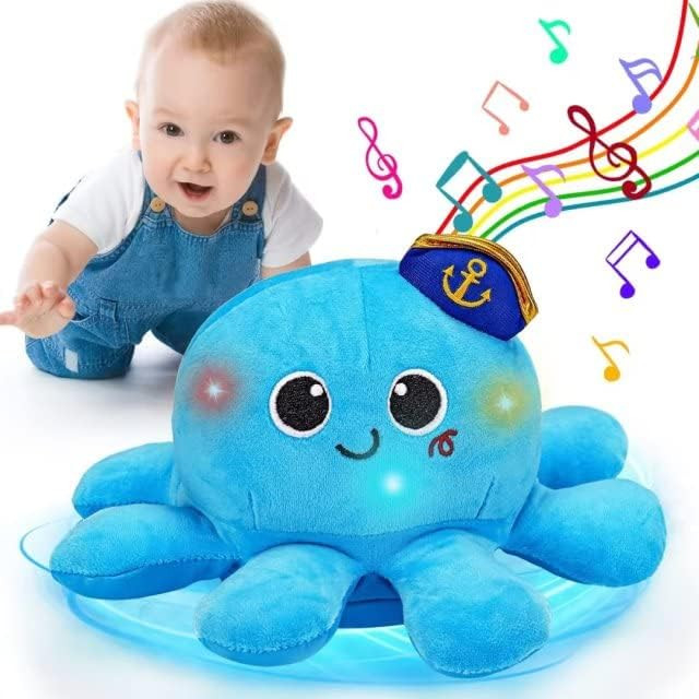 Crawling & Walking Baby Toys 6 to 12 12-18 Month Musical Plush Octopus Light up Voice Control Dan... | Amazon (US)