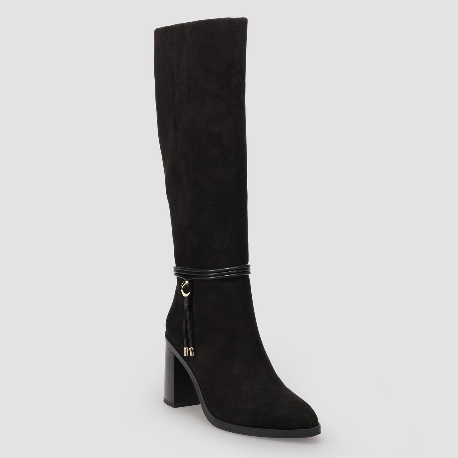 LC Lauren Conrad Fabiann Women's Knee-High Boots, Size: 7, Blkmicro | Kohl's
