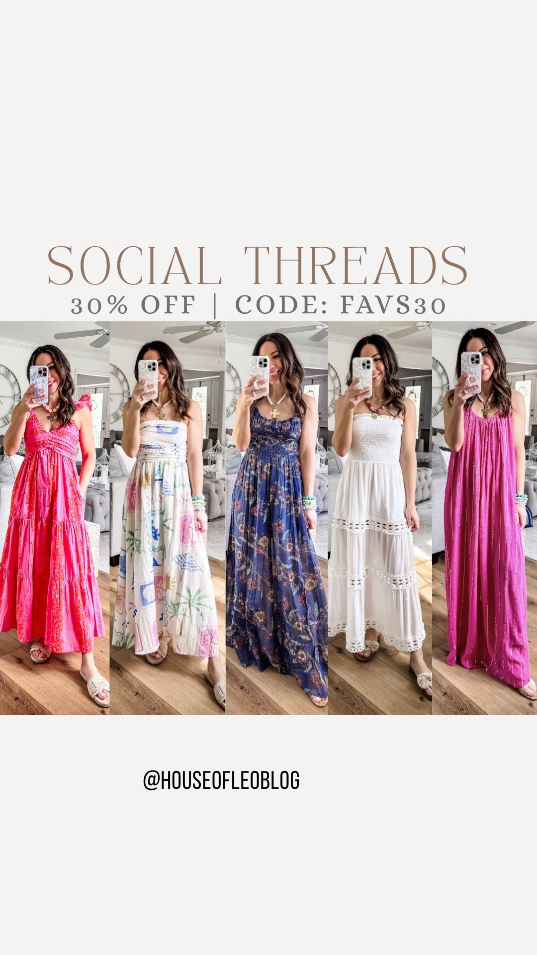 Code: FAVS30. Wearing small dresses. Maxi dresses, strapless dresses, summer dresses.

#LTKSaleAlert #LTKOver40 #LTKPetite