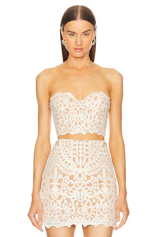 Michael Costello x REVOLVE Lucille Top in Ivory from Revolve.com | Revolve Clothing (Global)
