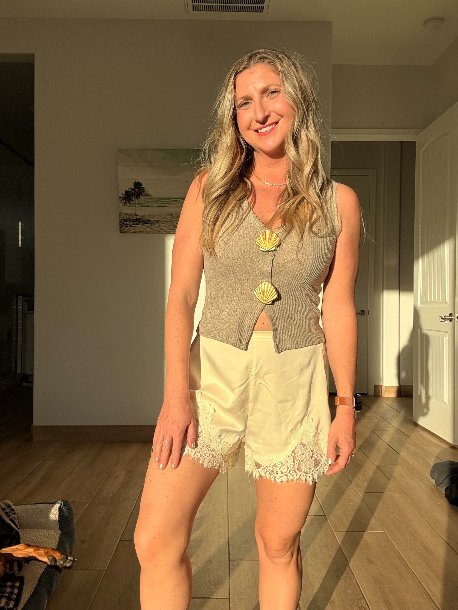 Trends in wearing into spring
Lace shorts
Cute tanks 



#LTKootd #LTKSeasonal #LTKPetite