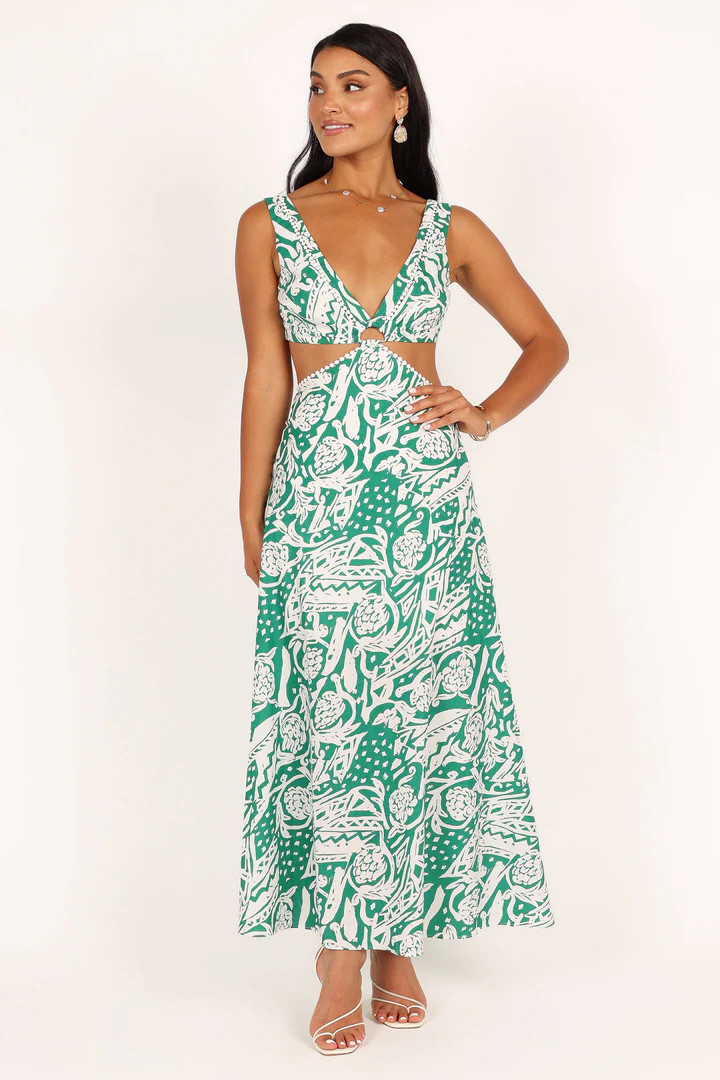 Alora Dress - Green | Petal & Pup (US)