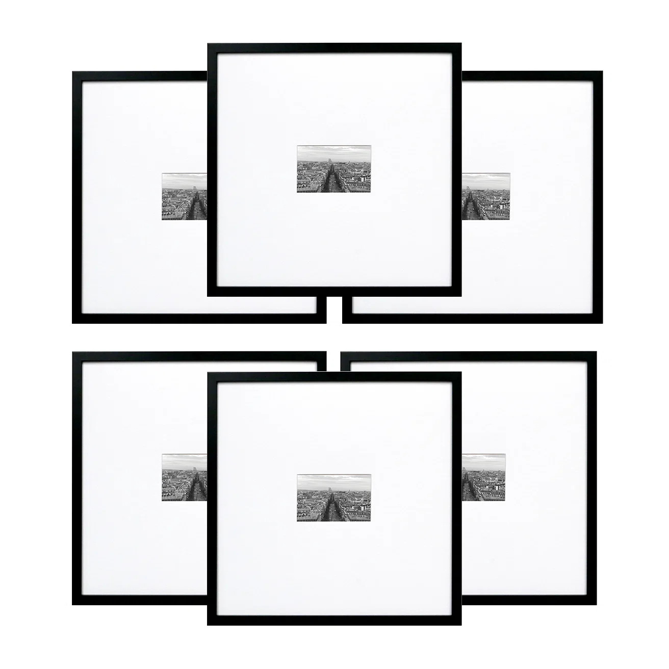 Gallery Wall Wood Frame Set (Set of 6) | Wayfair North America