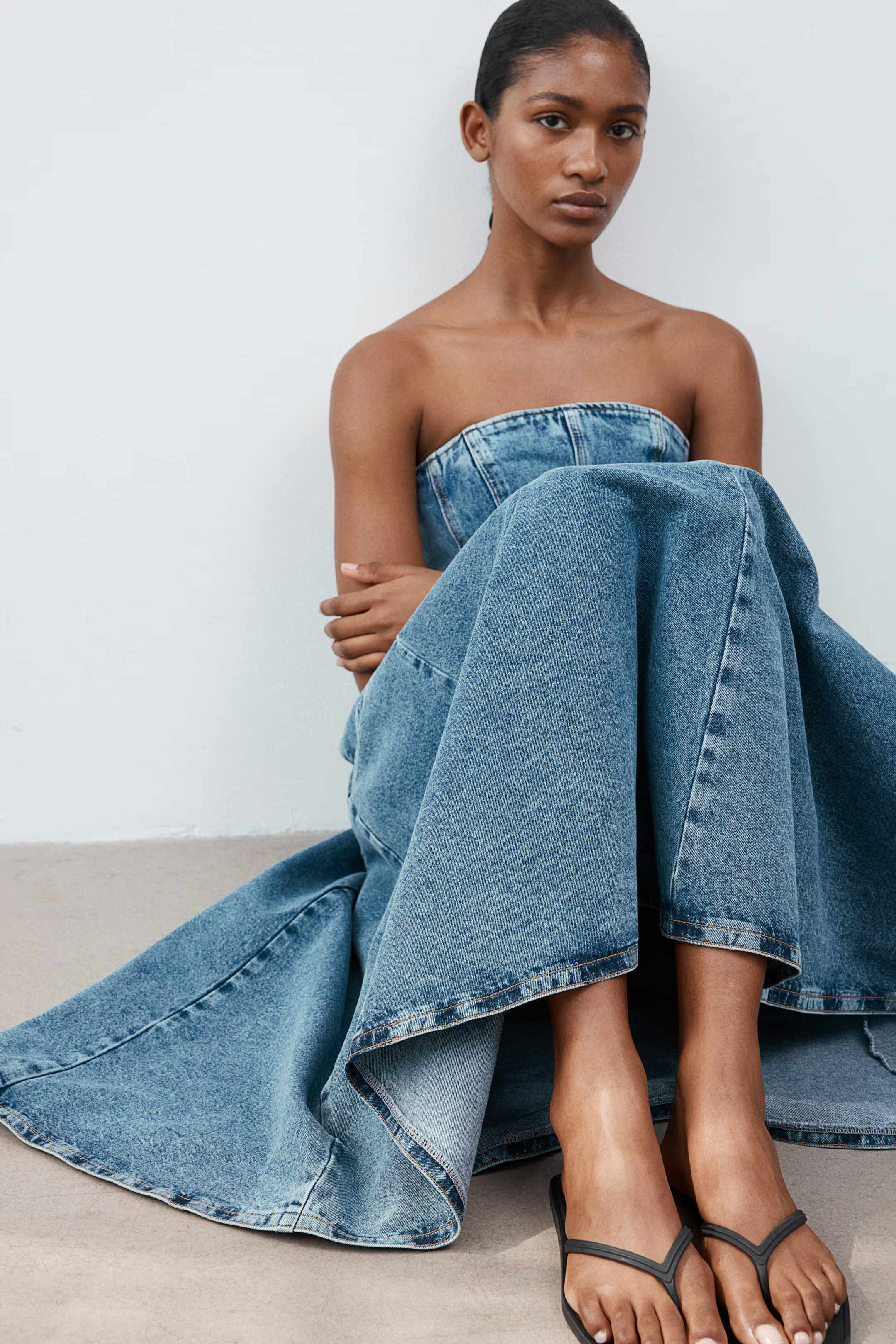 Denim Circle Skirt | H&M (US + CA)