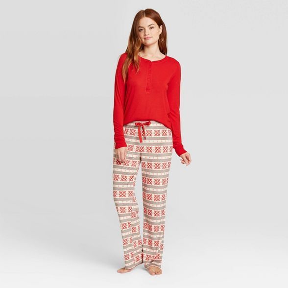 Women's Henley Pajama Set - Stars Above™ | Target