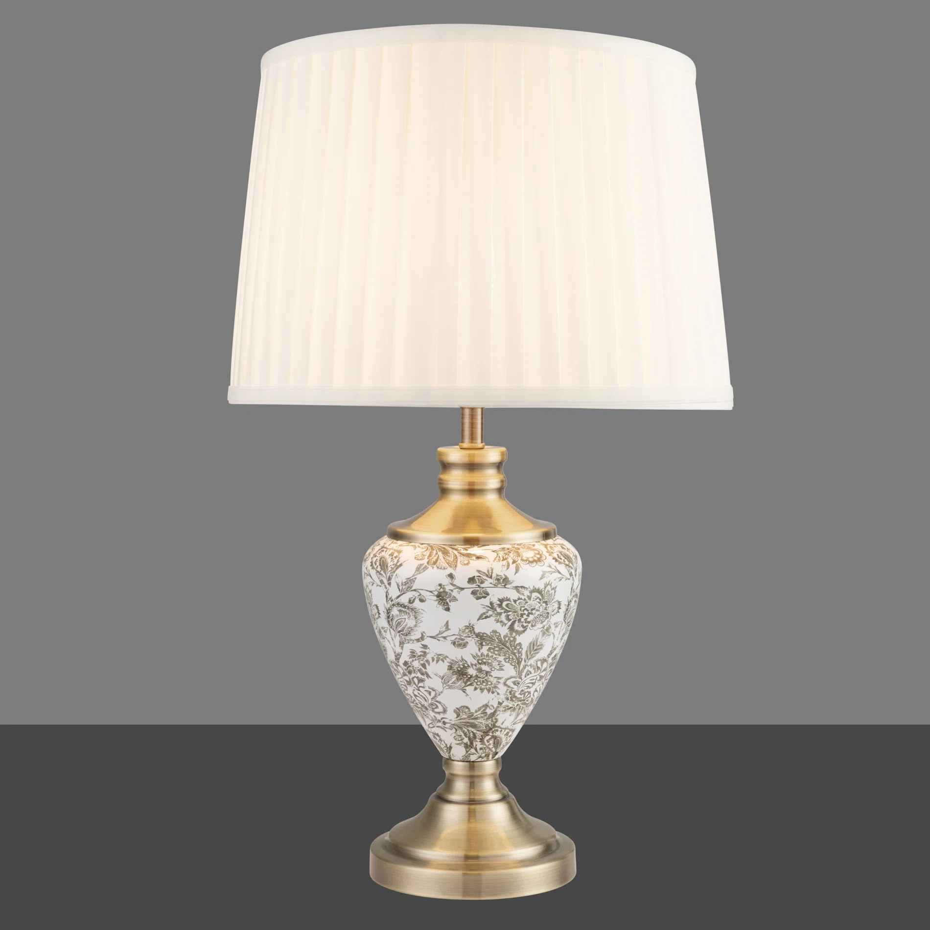 Bostrom 57cm Classic Toile de Jouy Vintage Style Table Lamp | Wayfair UK