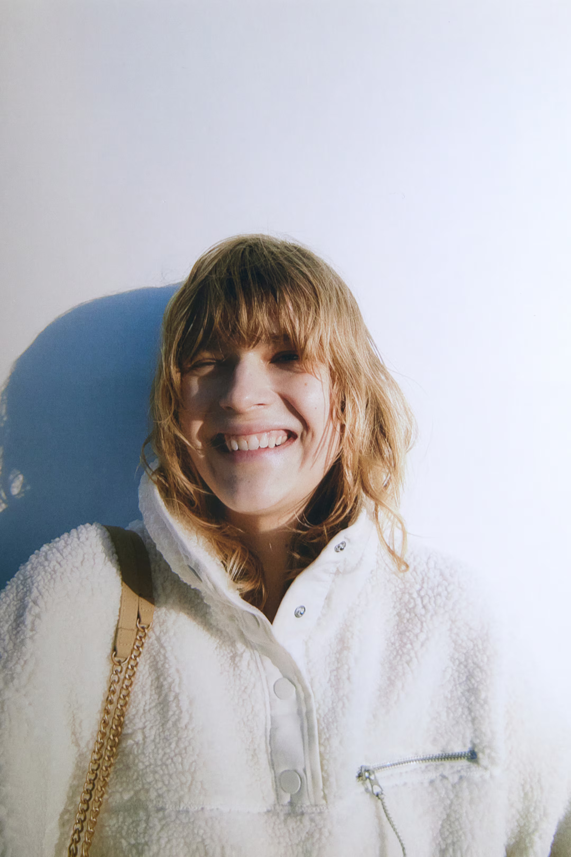 Teddy Fleece Anorak - White - Ladies | H&M US | H&M (US + CA)