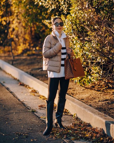 Puffer jacket and western boots. 

#LTKover40 #LTKshoecrush #LTKSeasonal