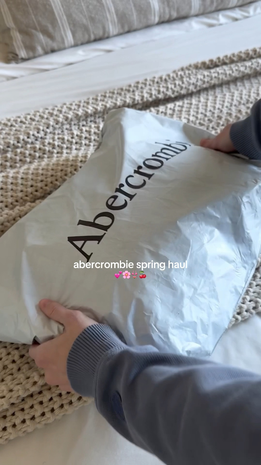 What I ordered from Abercrombie for Spring ☺️

Pink crewneck hoodie - ordered a size S/M (sized up one for an oversized fit)

Pink sweatpants - size XS 

Lilac purple dress - size xs - this is the perfect Spring dress, you could wear as a bridal shower guest dress, Easter dress, or baby shower dress guest.

Cherry swimsuit - size small in the bikini top and xs in the bikini bottoms. Cherries are trending right now!

#LTKMostLoved #LTKWatchNow #LTKStyleTip