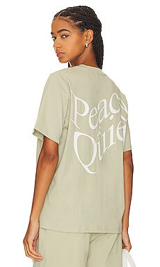 Museum of Peace and Quiet Warped T-shirt in Sage from Revolve.com | Revolve Clothing (Global)