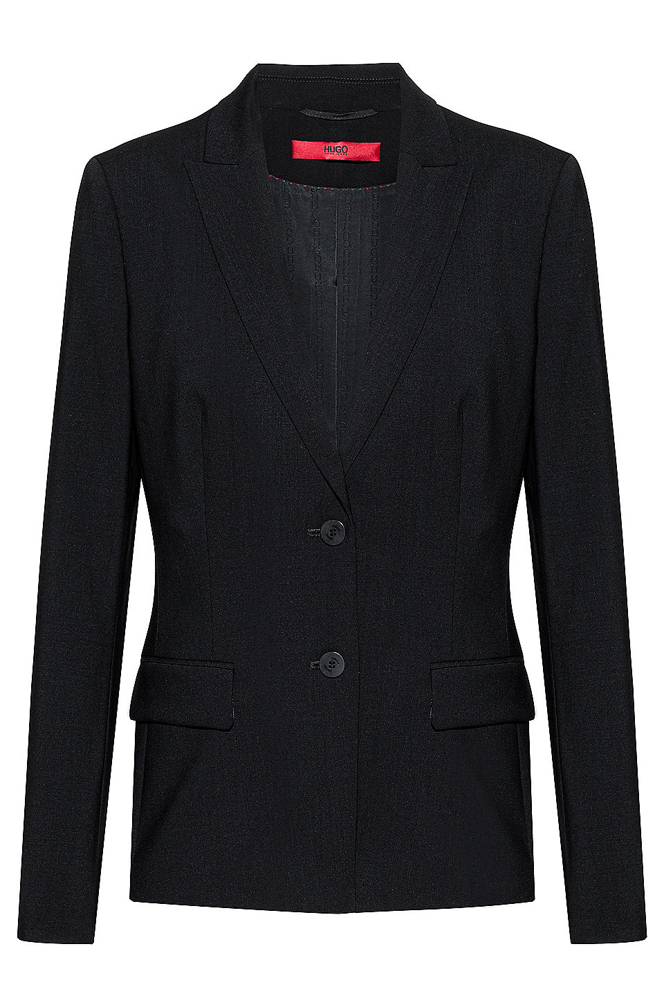 HUGO - Regular-fit jacket in crease-resistant stretch virgin wool | Hugo Boss (UK)