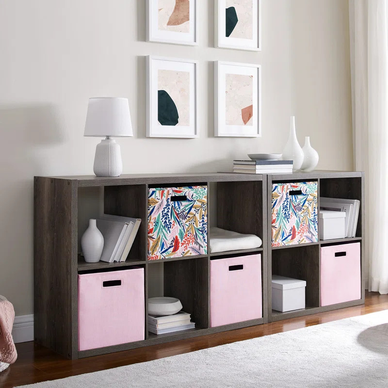 Gray Hamlett 44" H x 30" W Cube Bookcase | Wayfair Professional