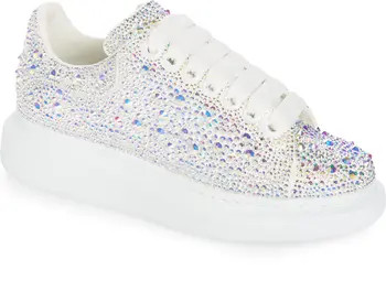 Oversized Crystal Embellished Sneaker (Women) | Nordstrom