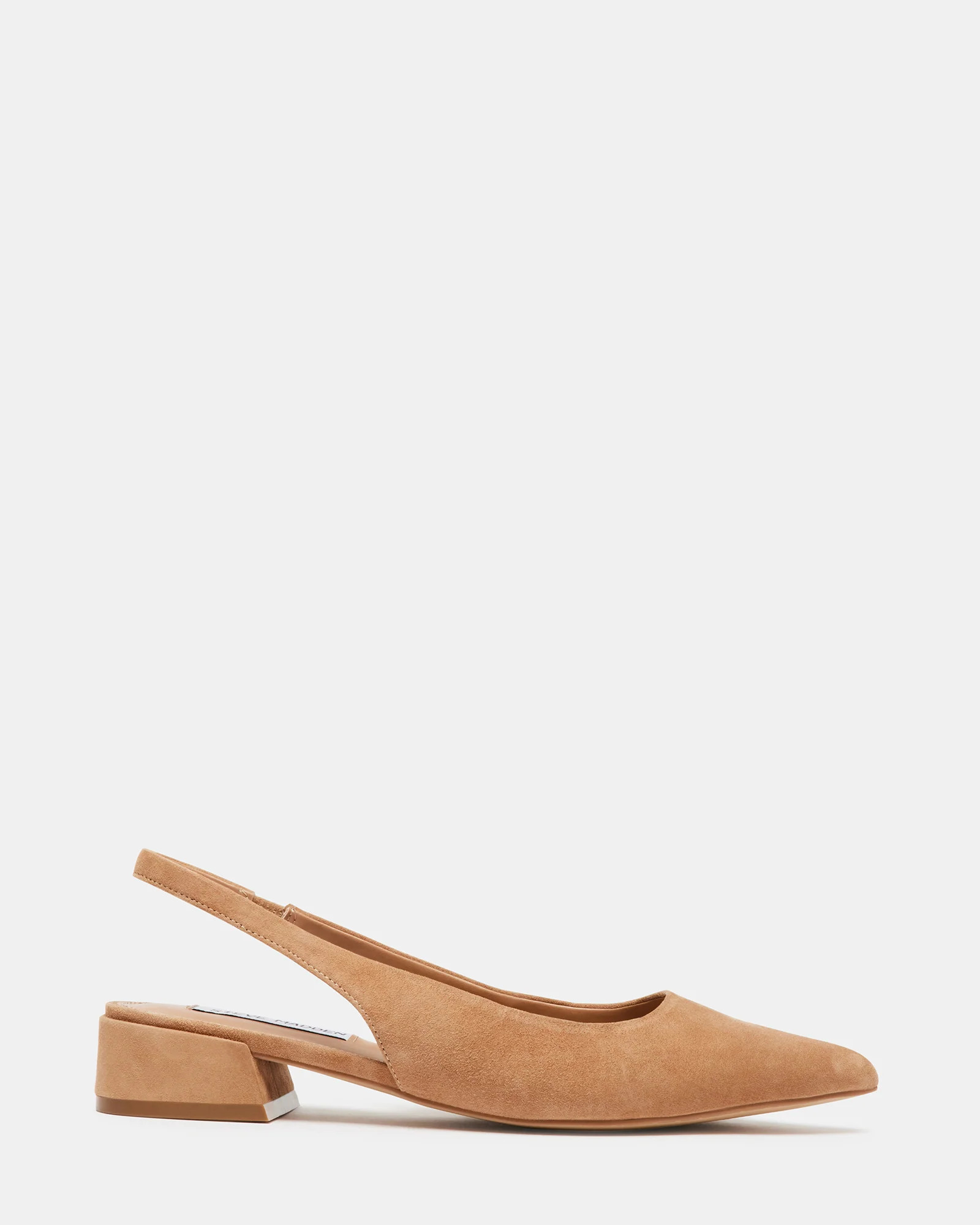 BLAKELY Tan Suede Women's Flats | Women's Designer Flats | Steve Madden (Canada)