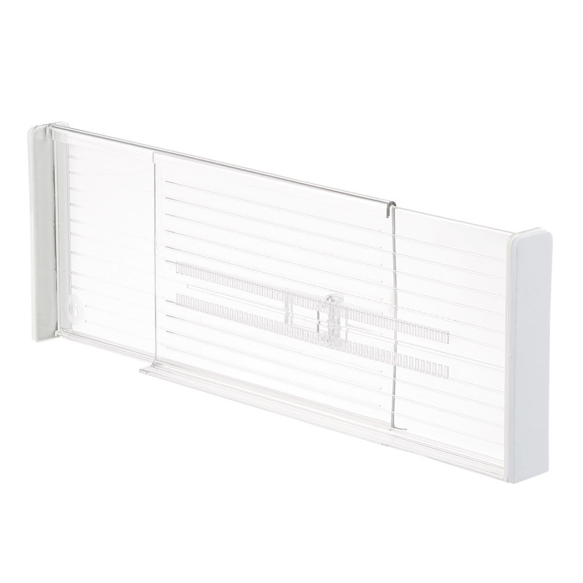Clear Expandable Deep Drawer Dividers Set of 2 | The Container Store