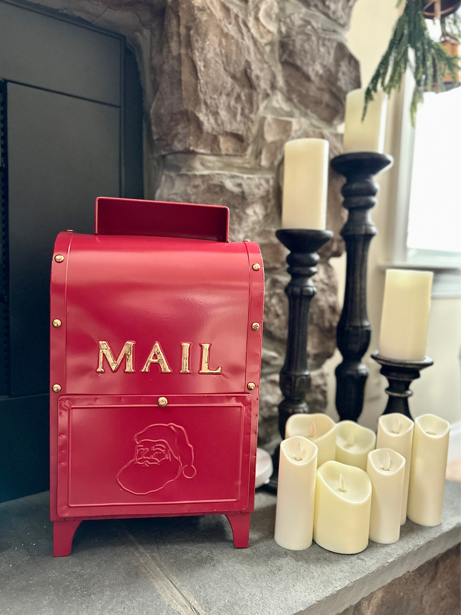 This letter to Santa mailbox was such a fun addition to the living room fireplace mantel this season! 🎅🏼

Christmas decor // flameless candles // battery candles // holiday decor // traditional Christmas 

#LTKhome #LTKHoliday #LTKSeasonal