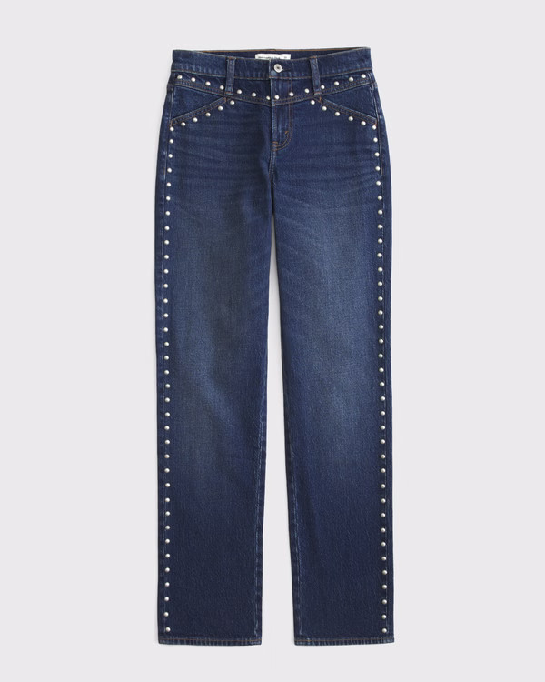 Mid Rise 90s Straight Jean | Abercrombie & Fitch (US)