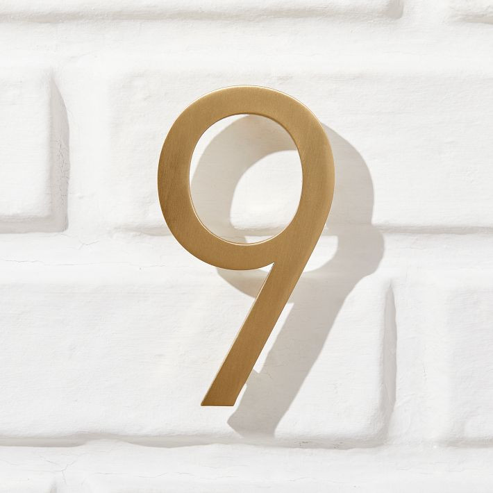 Modernist House Numbers | West Elm (US)