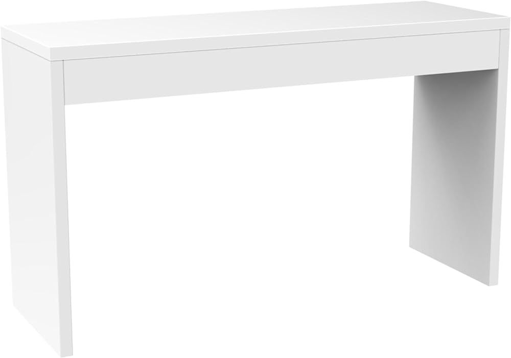 Convenience Concepts Northfield Hall Console Desk Table, White | Amazon (US)