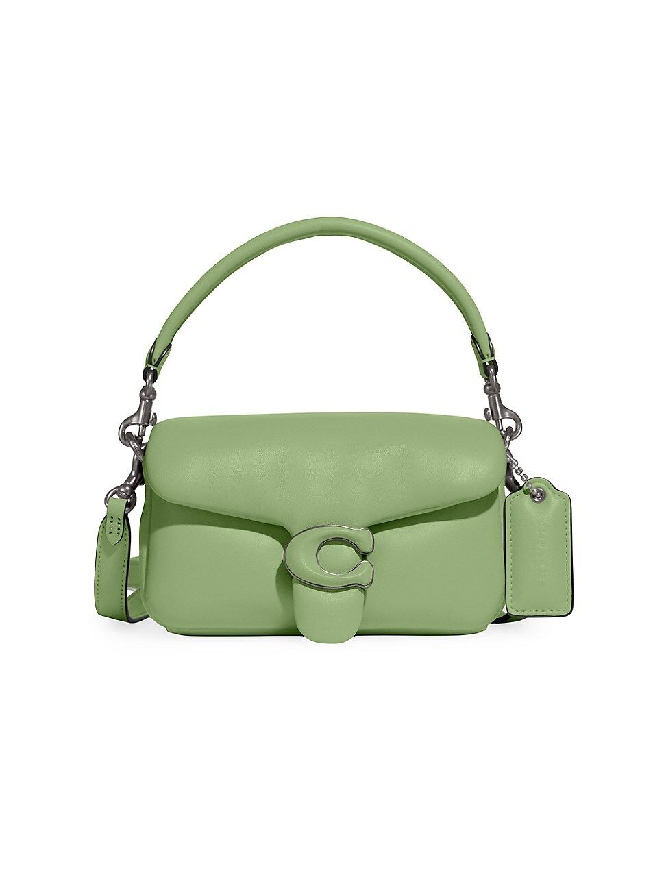 Women's Pillow Tabby 18 Leather Shoulder Bag - Pale Pistachio | Saks Fifth Avenue