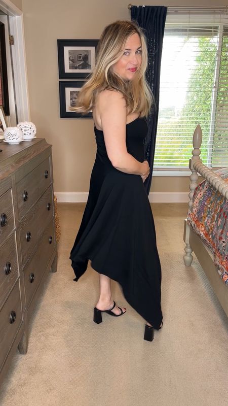 A black dress is a must have for any capsule wardrobe. This strapless one is perfect for spring & summer. Can easily be dressed up or down & looks great with a blazer or jacket. Wearing S
.
.
Over 50, over 40, classic style, preppy style, style at any age, ageless style, striped shirt, summer outfit, summer wardrobe, summer capsule wardrobe, Chic style, summer & spring looks, backyard entertaining, poolside looks, resort wear, spring outfits 2024 trends women over 50, white pants, brunch outfit, summer outfits, summer outfit inspo, affordable, style inspo, street  wear, dress, heels, sandals, comfy, casual, over 40 style, over 50, Walmart finds, coastal inspiration, beachy, elevated casual, casual luxe, neutrals, essentials, capsule items





#LTKShoeCrush #LTKtravel #LTKOver40 #LTKstyletip #LTKunder50 #LTKSeasonal #LTKVideo #LTKunder100 #LTKbeauty