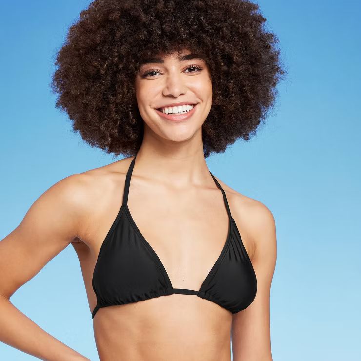 Women's Slider Triangle Bikini Top - Wild Fable™ | Target