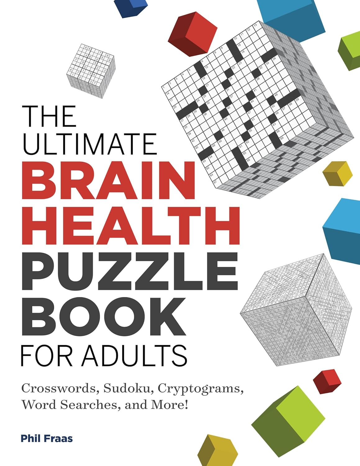 The Ultimate Brain Health Puzzle Book for Adults: Crosswords, Sudoku, Cryptograms, Word Searches,... | Amazon (US)