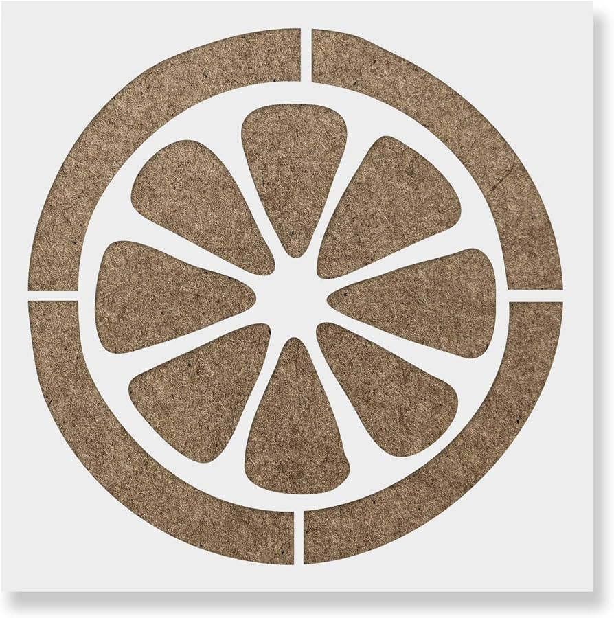 Lemon Stencil - Lemon Template, Stencil of Lemon, Citrus Stencil, Lemonaide Stencil, Lemon Stenci... | Amazon (US)
