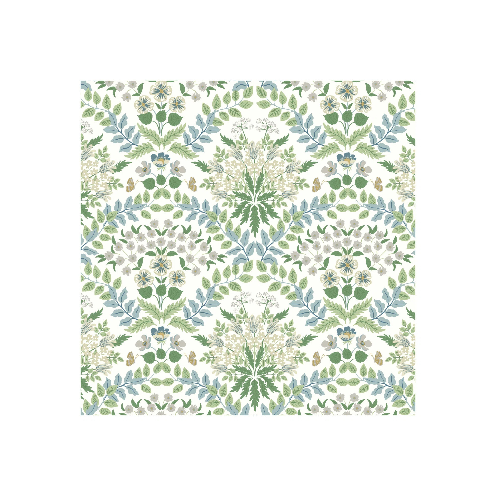 Rifle Paper Co. Bramble 27' L x 27" W Smooth Wallpaper Roll & Reviews | Birch Lane | Birch Lane