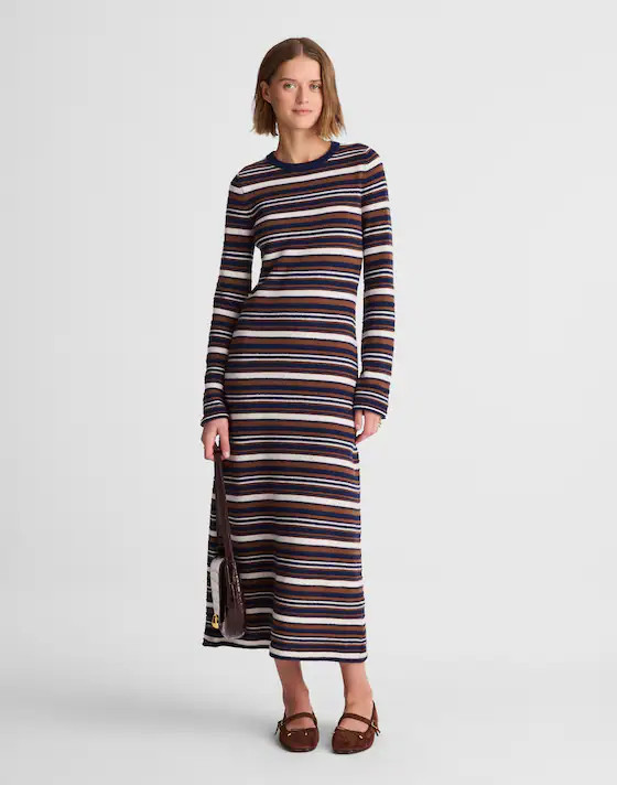 Crewneck Sweater Maxi Dress in Merino Wool | Madewell