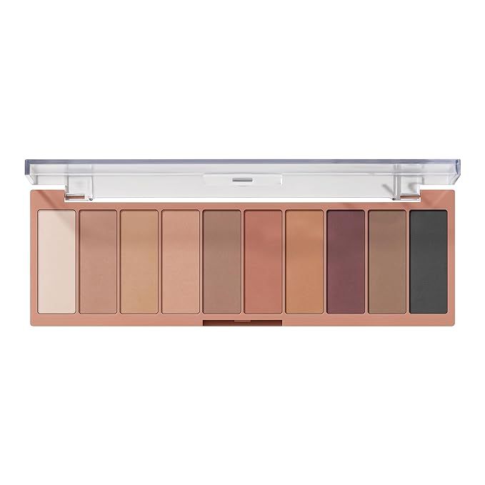 e.l.f. Perfect 10 Eyeshadow Palette, Ten Ultra-pigmented Neutral Shades, Smooth, Creamy & Blendab... | Amazon (US)