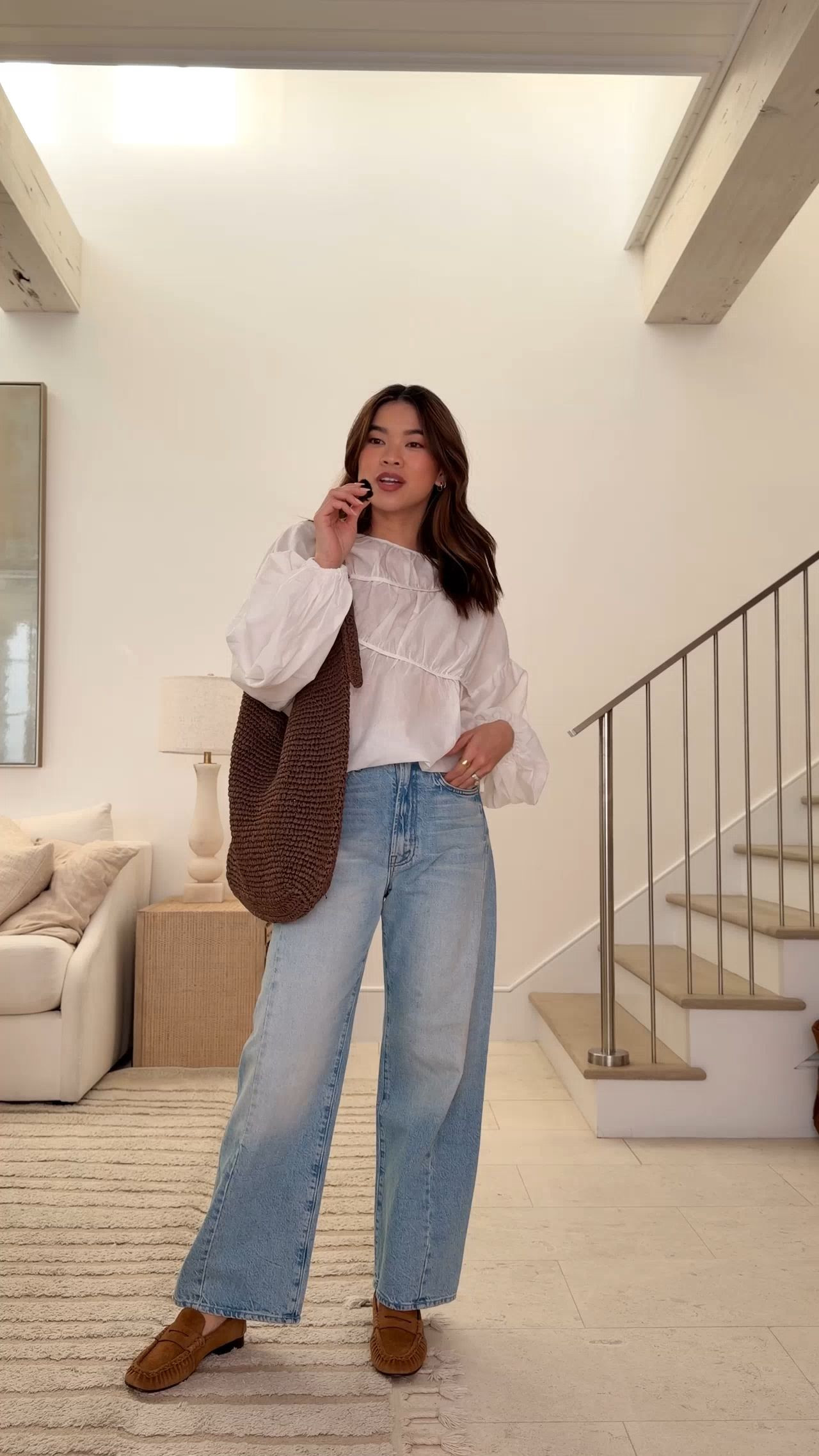 Sizing info: 
top size XS 
jeans size Size 24 in this is how I roll

petite fashion, get dressed with me, outfit inspiration, ootd, nashville outfit, Nashville influencer, petite style, vacation style, casual outfits, mom style, petite pants, spring outfits, spring outfit info, spring pants, spring outfit idea, spring top, spring bag, spring blouse, spring shoes, spring jeans,  

 @Anthropologie 

#LTKPetite #LTKSeasonal #LTKootd