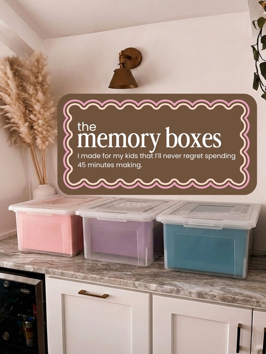 DIY memory boxes. Find instructions on my Instagram @etwice. 🥰

#LTKmomlife #LTKKids