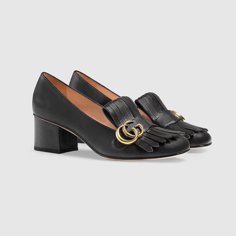 Gucci Leather mid-heel pump | Gucci (CA)