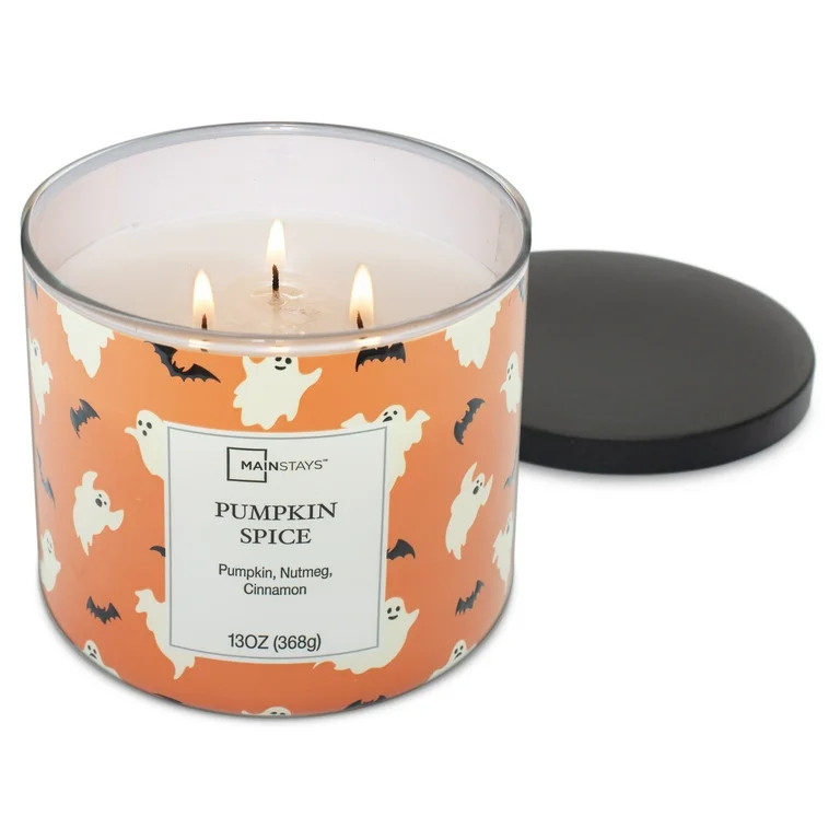 Mainstays Pumpkin Spice  Scented Wax Candle, 13 oz. | Walmart (US)