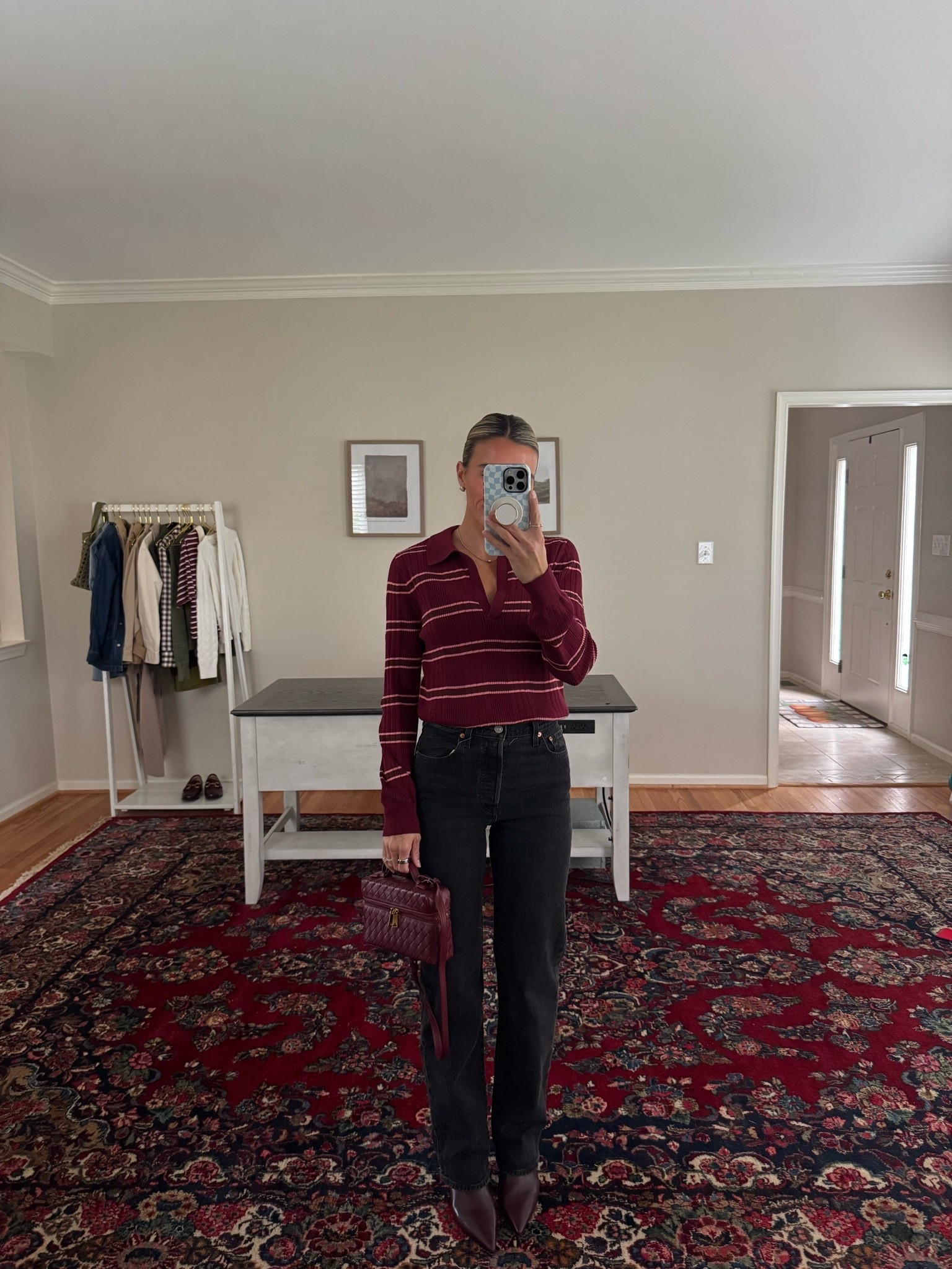 jeans 32” length 
small sweater 

Fall outfit, date night

#LTKmomlife #LTKootd