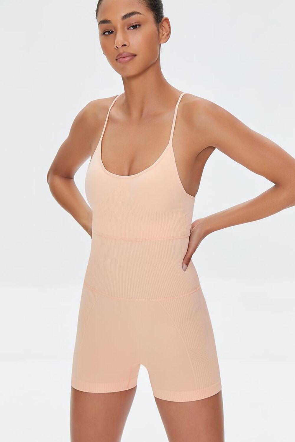 Active Ribbed Seamless Romper | Forever 21 (US)