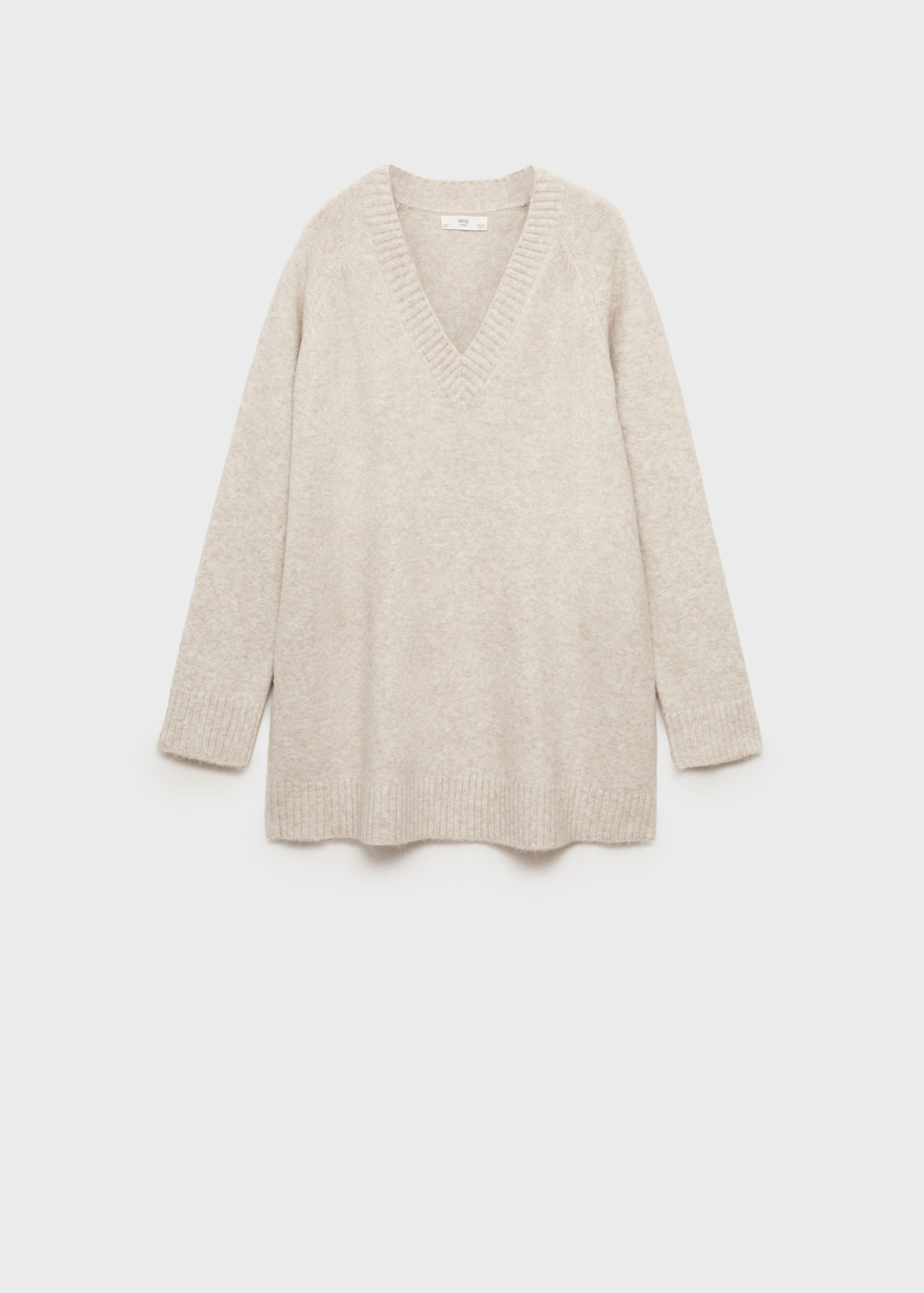 V-neck knit sweater | Mango (US/MX/AU)
