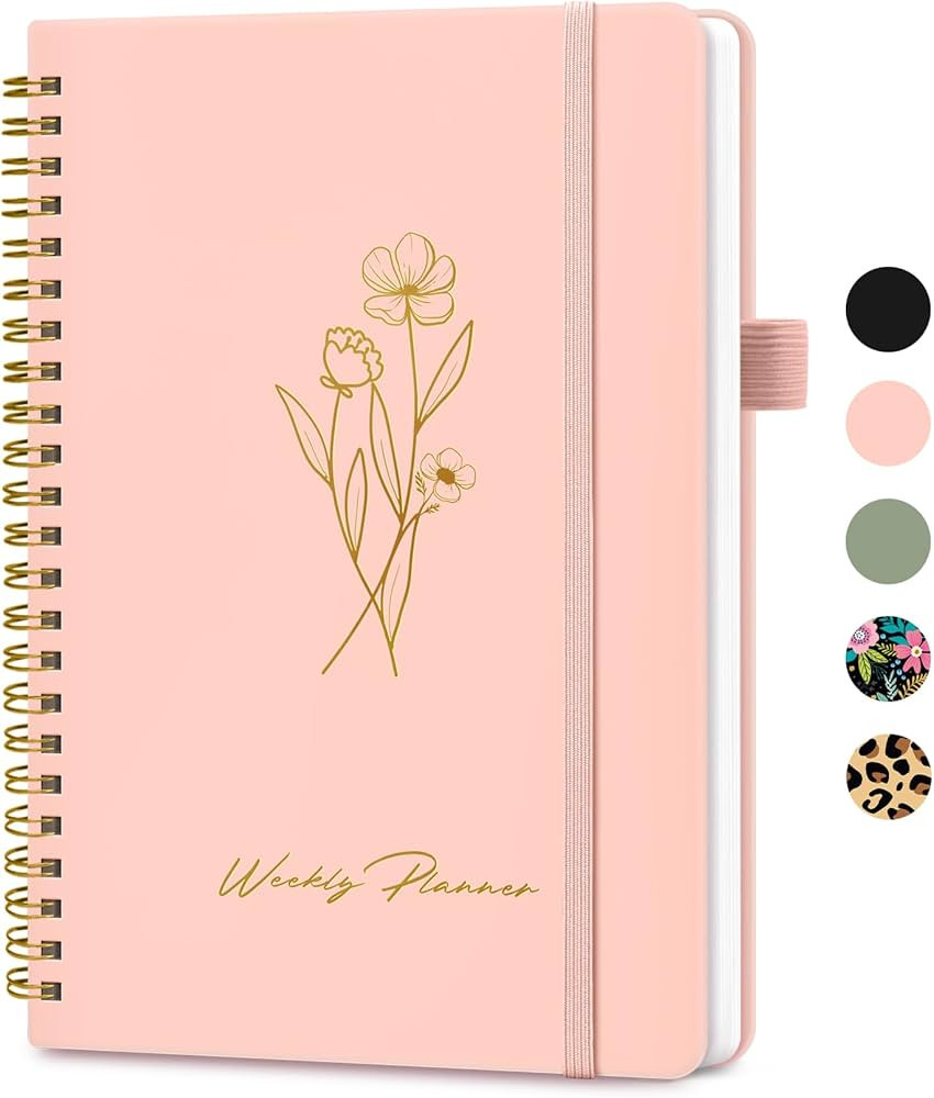 Undated Weekly Planner, Weekly To Do List Notebook with Goal & Habit Tracker Organizer, A5 Weekly... | Amazon (US)