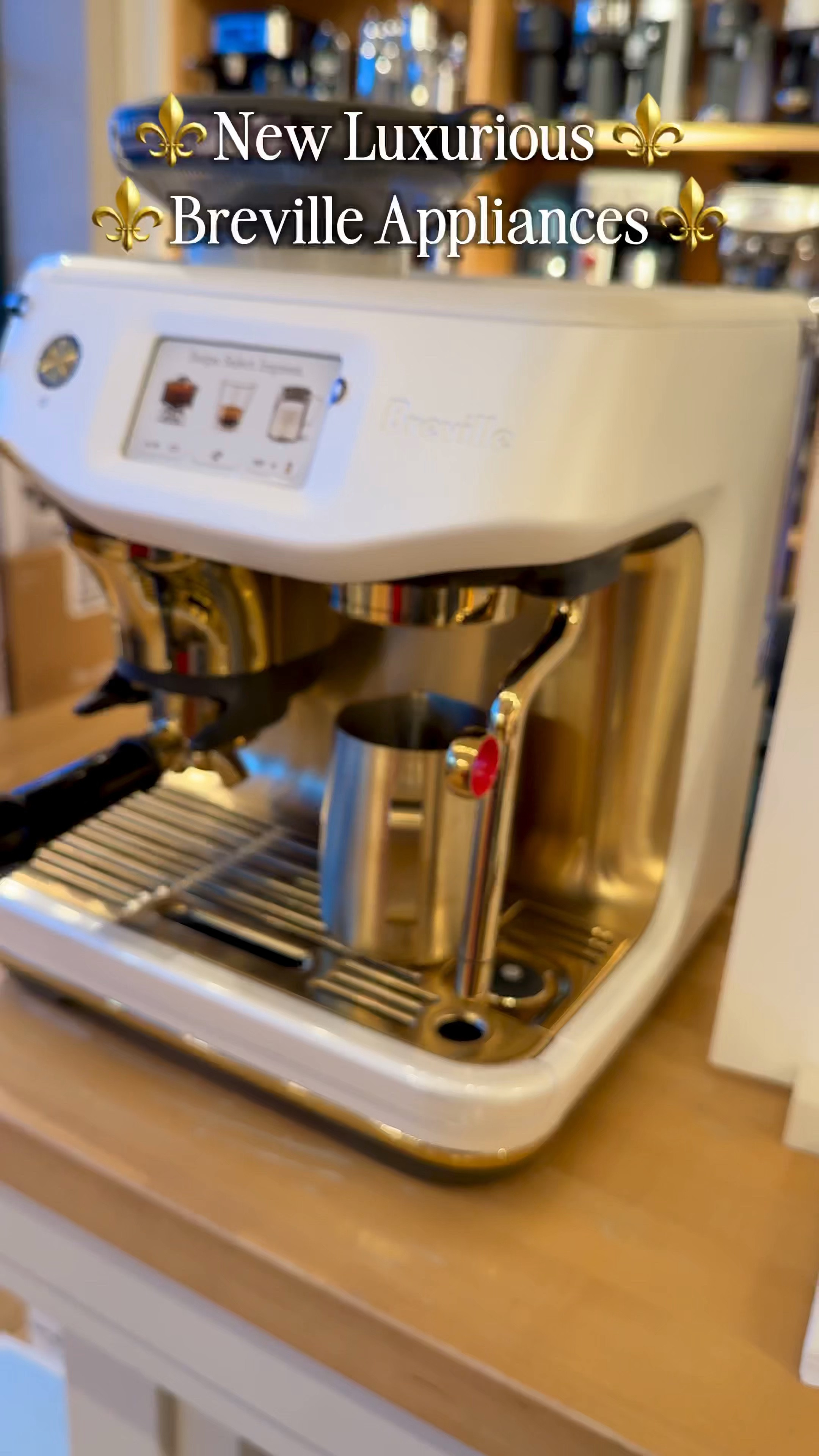 New Breville Appliances only at William Sonoma (White and Gold)

#LTKWatchNow #LTKHome #LTKMostLoved