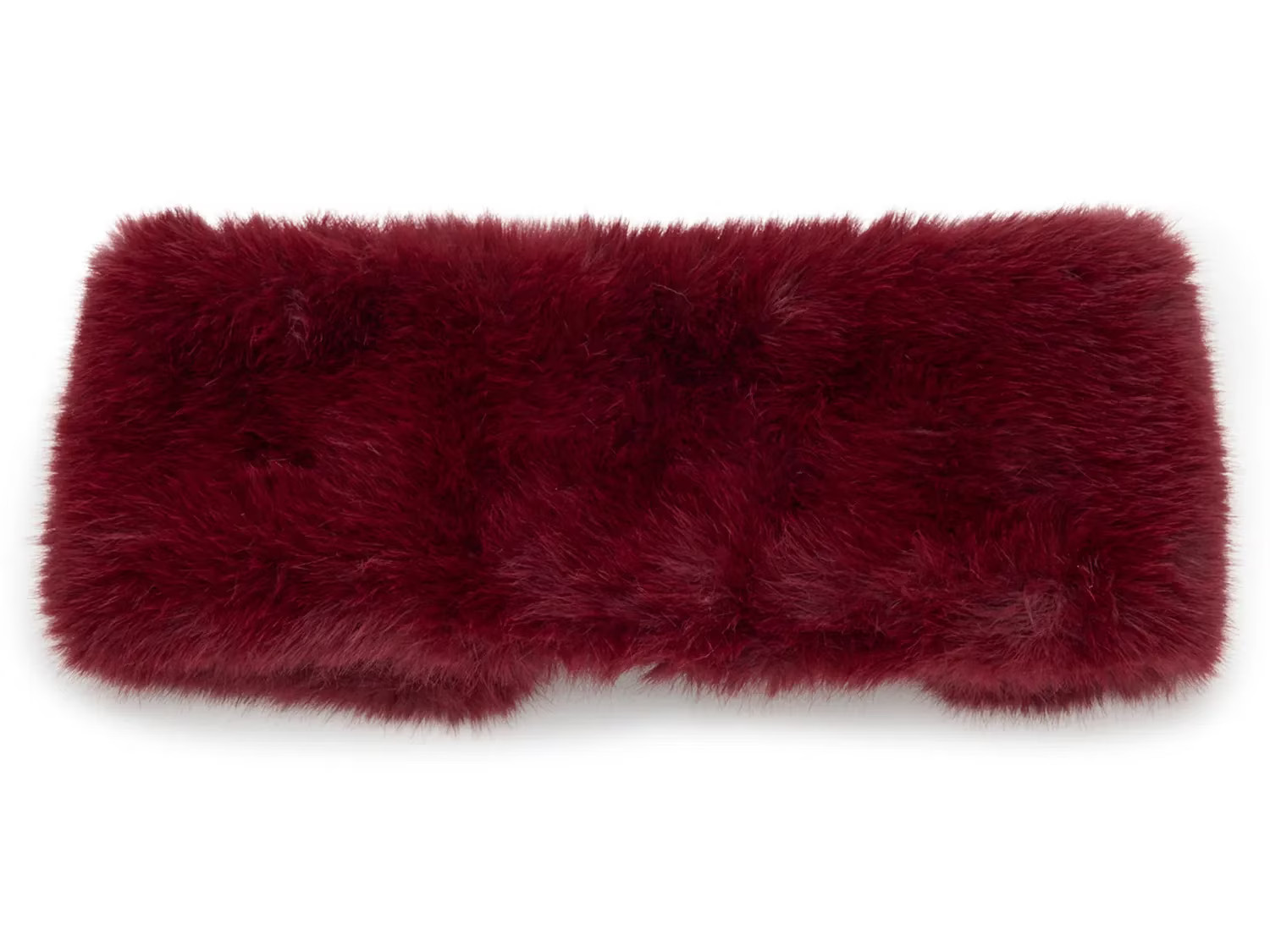 Kelly & Katie Faux Fur Headwrap Headband | Women's | Burgundy | Size One Size | Hats | DSW