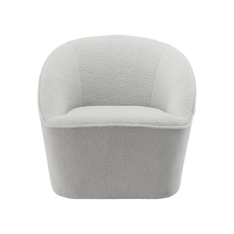 Deshaune 30'' Wide Swivel Barrel Chair | Wayfair North America