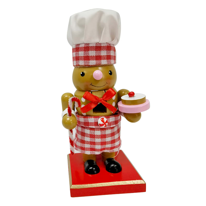 Mini Gingerbread Nutcracker with Cake, 6" | At Home