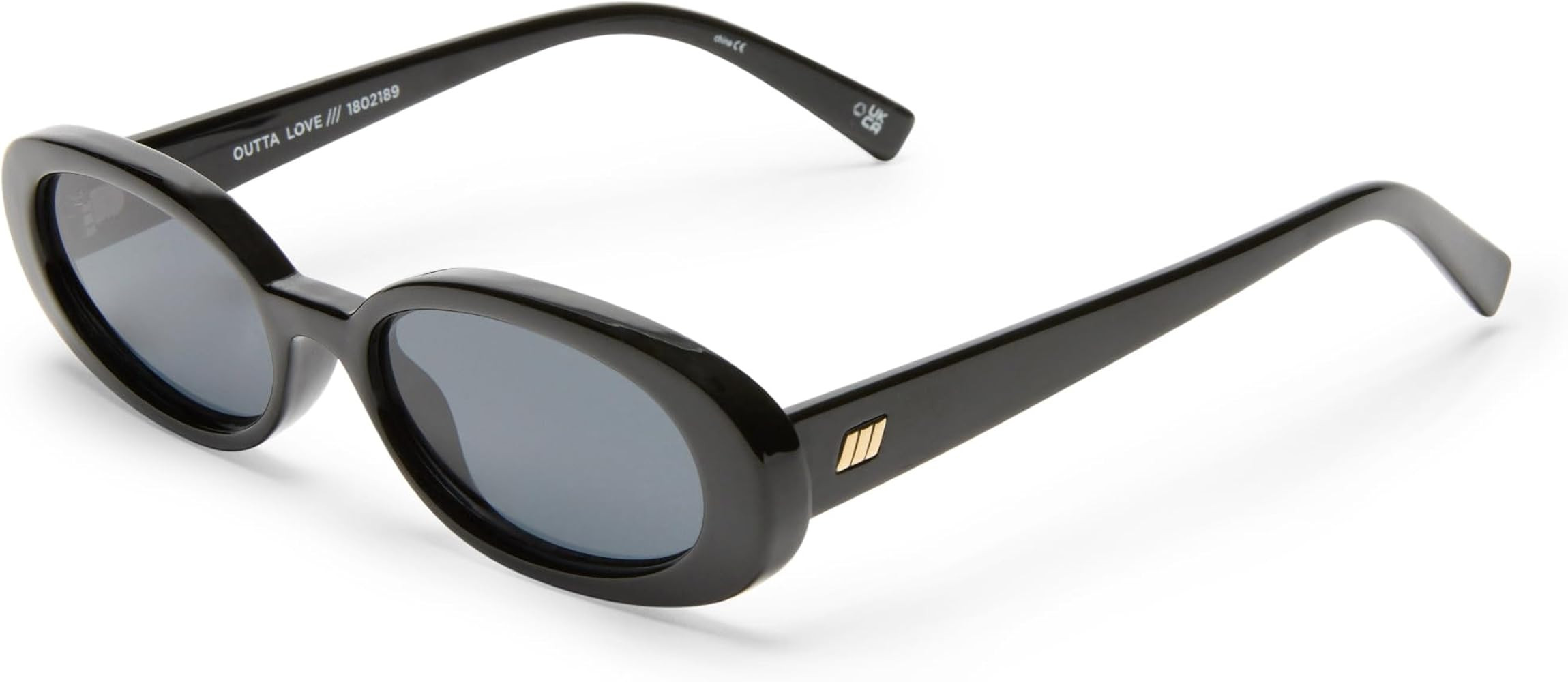 Le Specs Outta Love Sunglasses - Narrow, Oval, Unisex, Micro 90s Sleek Style | Amazon (US)
